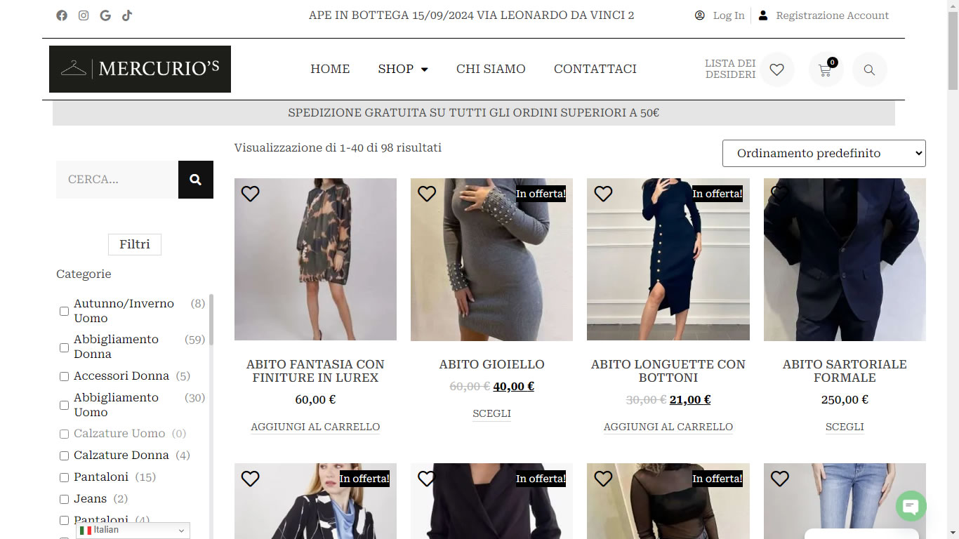 Mercurio’s - Altavilla Vicentina (VI)
